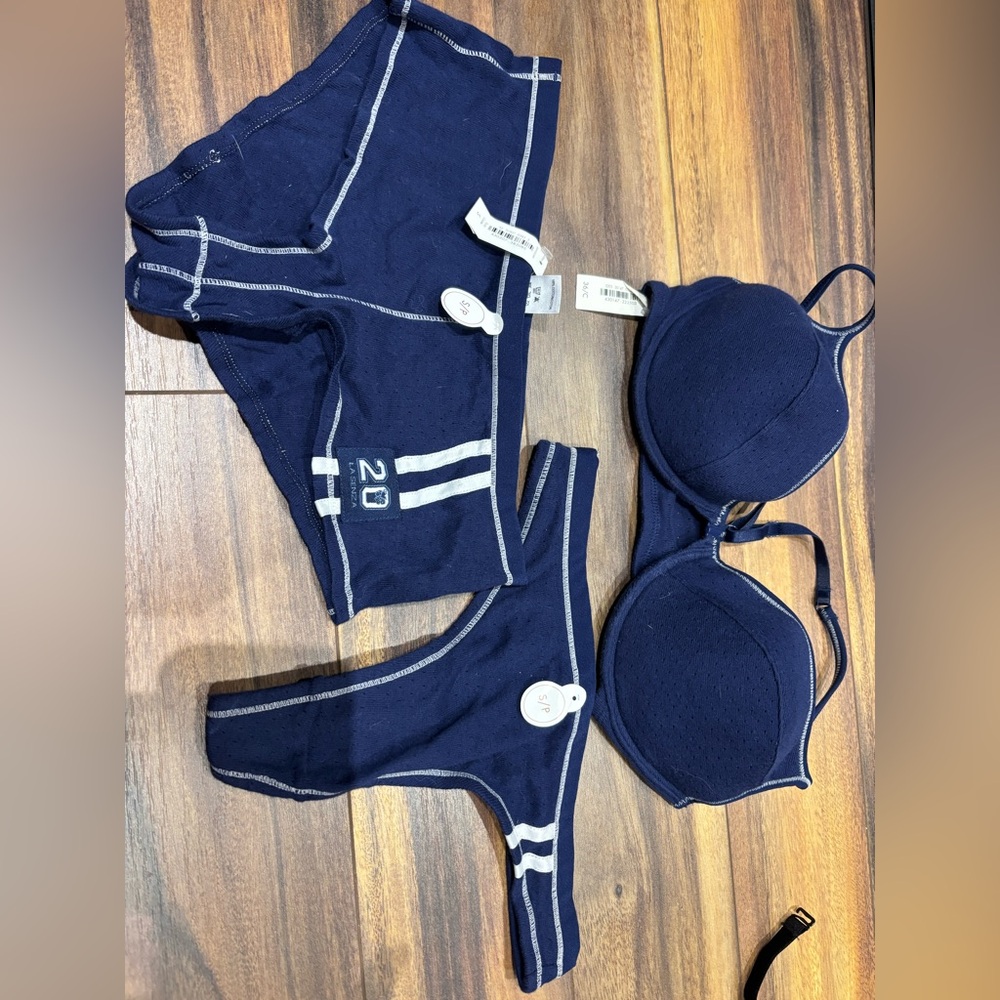 Trio NWT set.  36c and small